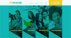 Desktop Screenshot of anandamd.com.br